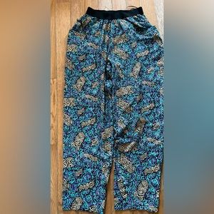 Cool print loose pants